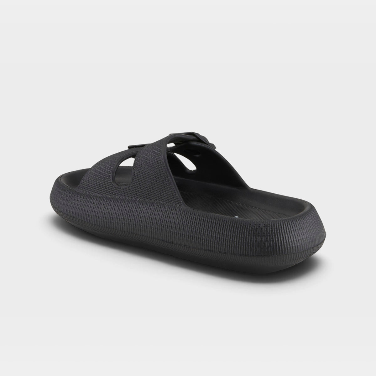Flexus Bubbles Black Sandal