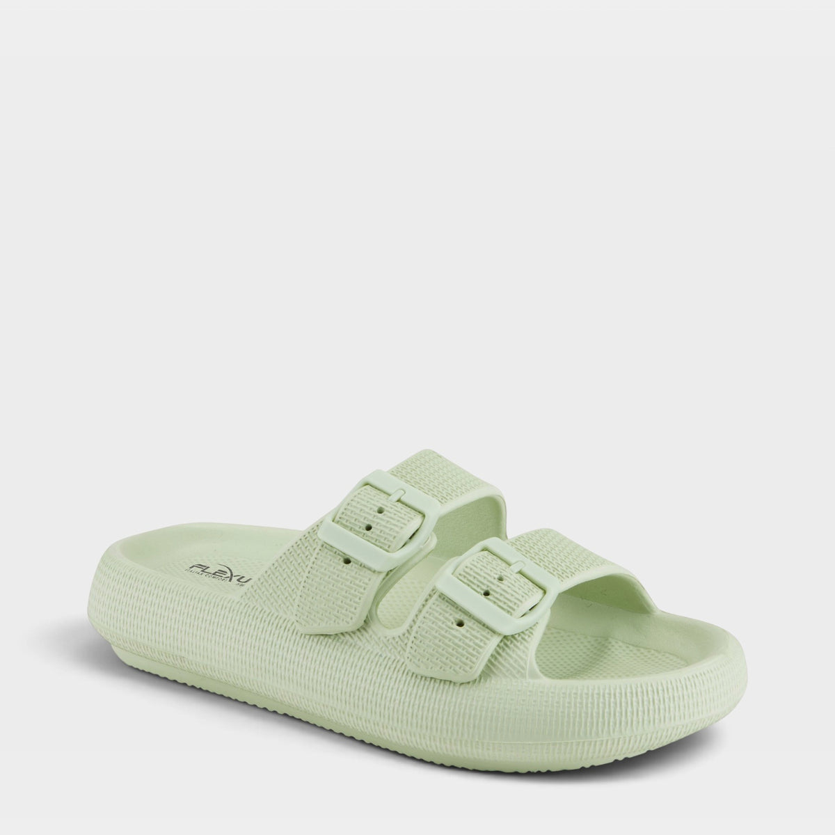 Flexus – Bubbles – Light Green – Waterproof Sandals – Front View