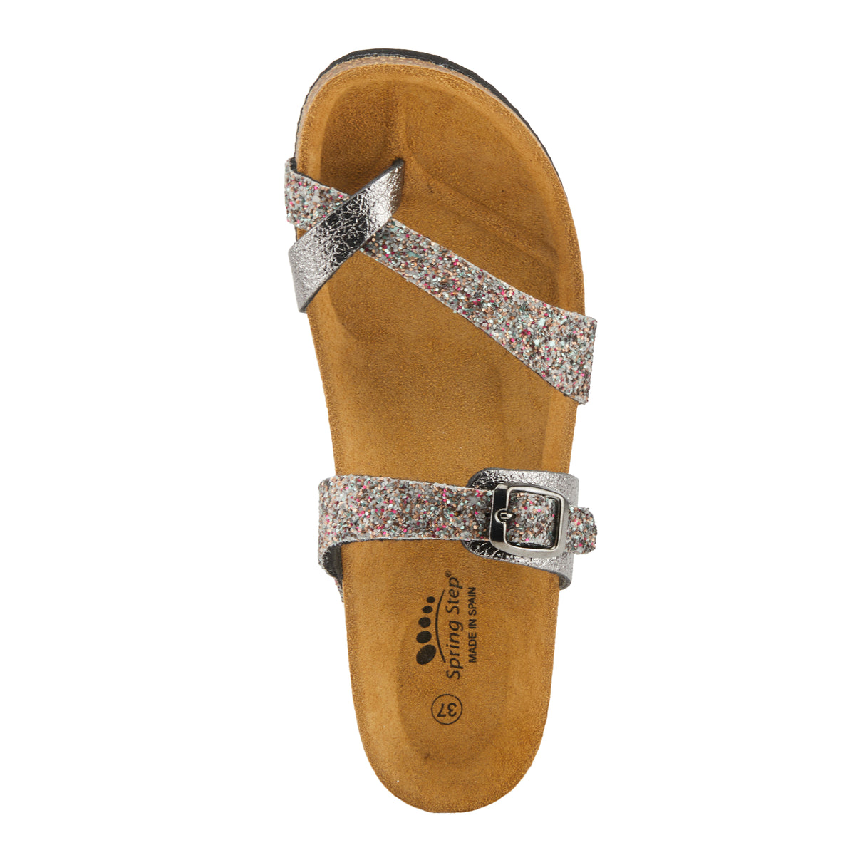 Spring Step SPRING STEP BURCH SANDALS sandal in pewter with comfortable everyday design