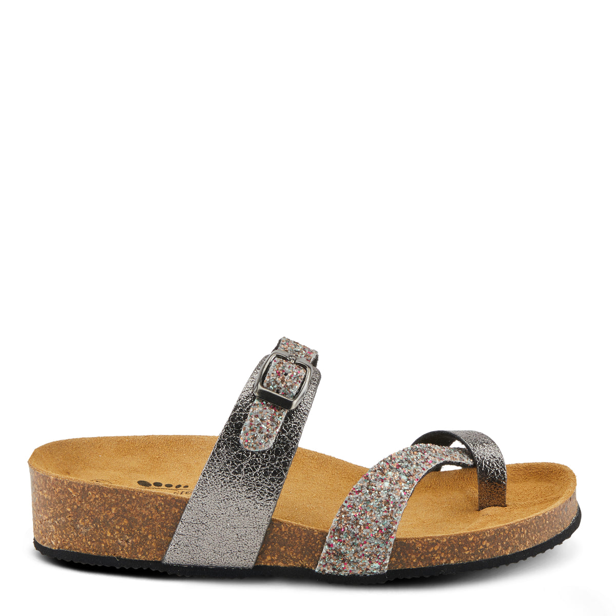 Spring Step SPRING STEP BURCH SANDALS sandal in pewter with comfortable everyday design