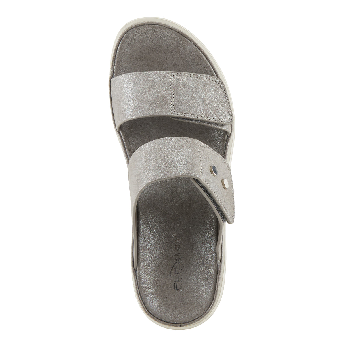 Flexus FLEXUS BUTTONY SANDALS sandal in dark grey with flexible sole