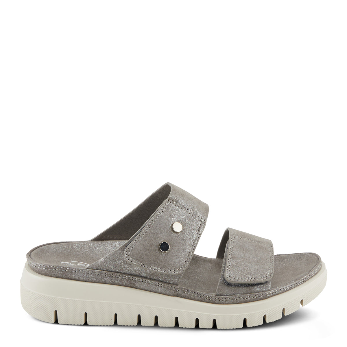 Flexus FLEXUS BUTTONY SANDALS sandal in dark grey with flexible sole