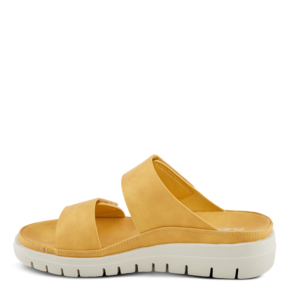 Flexus FLEXUS BUTTONY SANDALS sandal in mustard with flexible sole