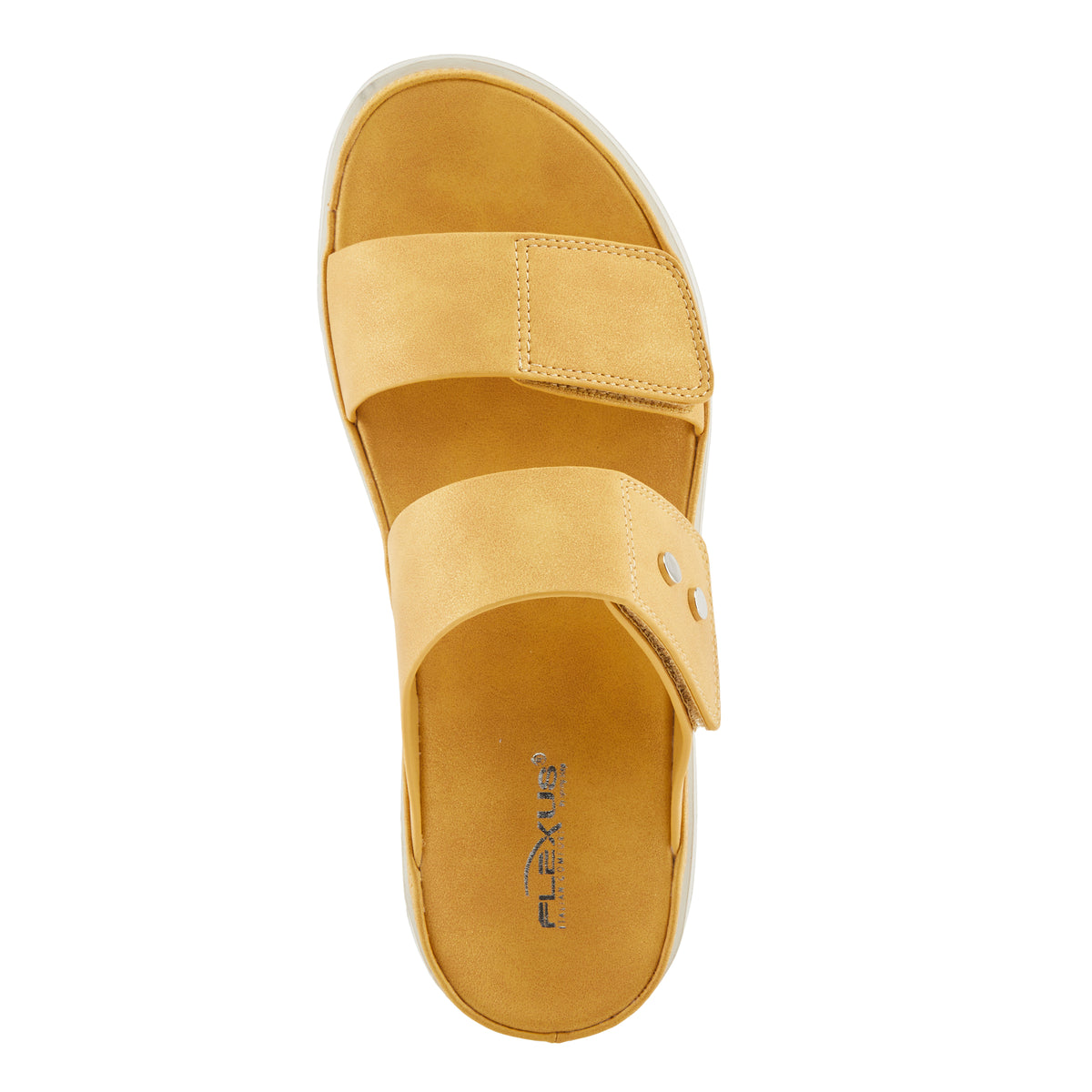 Flexus FLEXUS BUTTONY SANDALS sandal in mustard with flexible sole