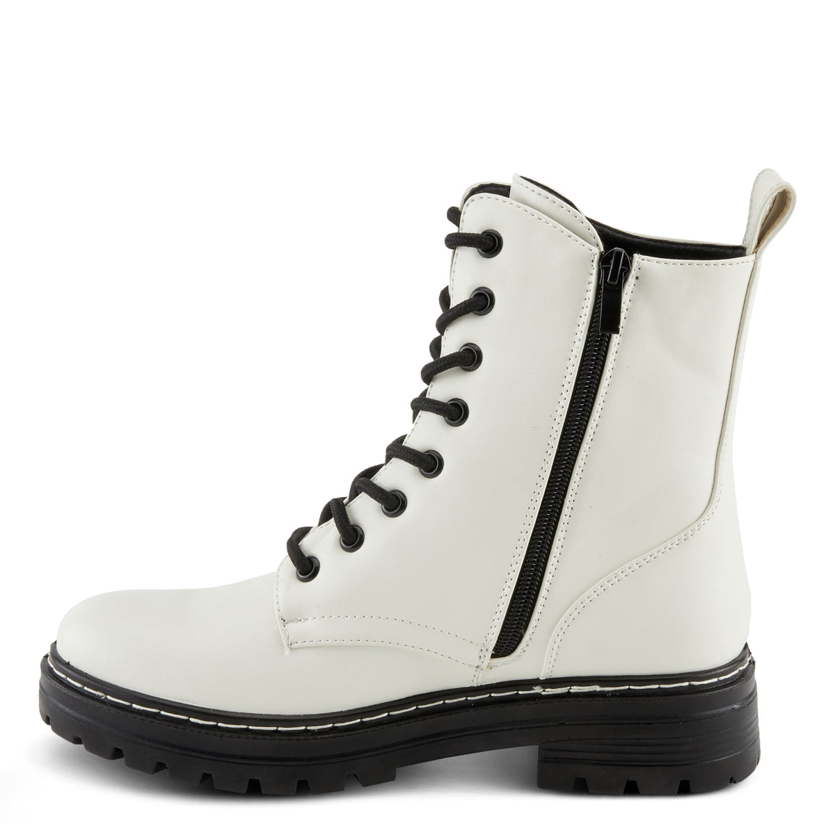 Flexus FLEXUS CALLANT MID CALF BOOTS boot in white with flexible sole