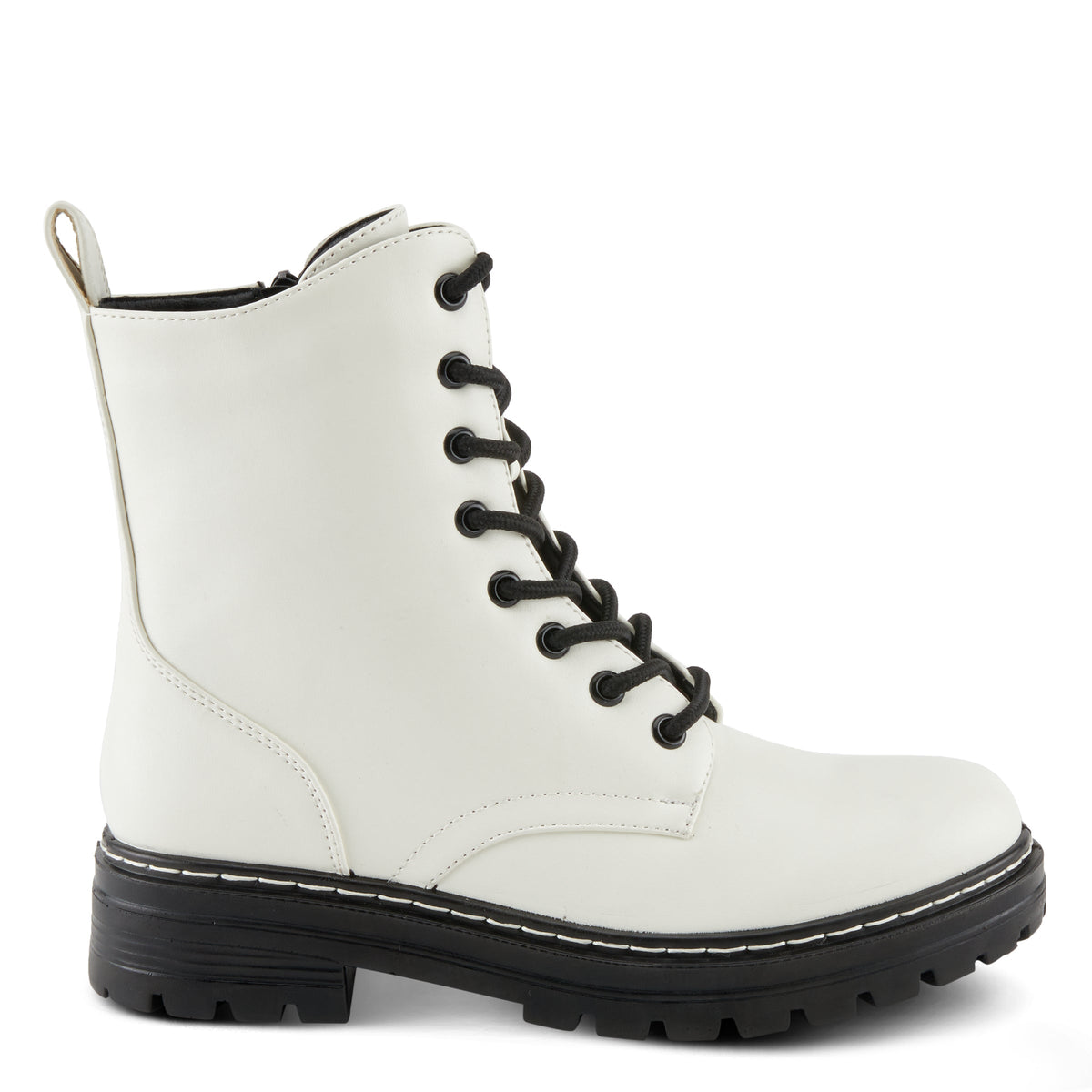 Flexus FLEXUS CALLANT MID CALF BOOTS boot in white with flexible sole