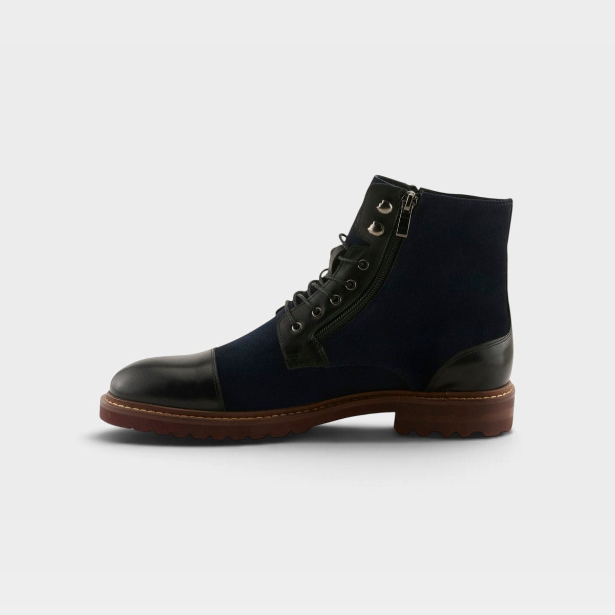 Spring Step Men Canoy Navy Multi Boot