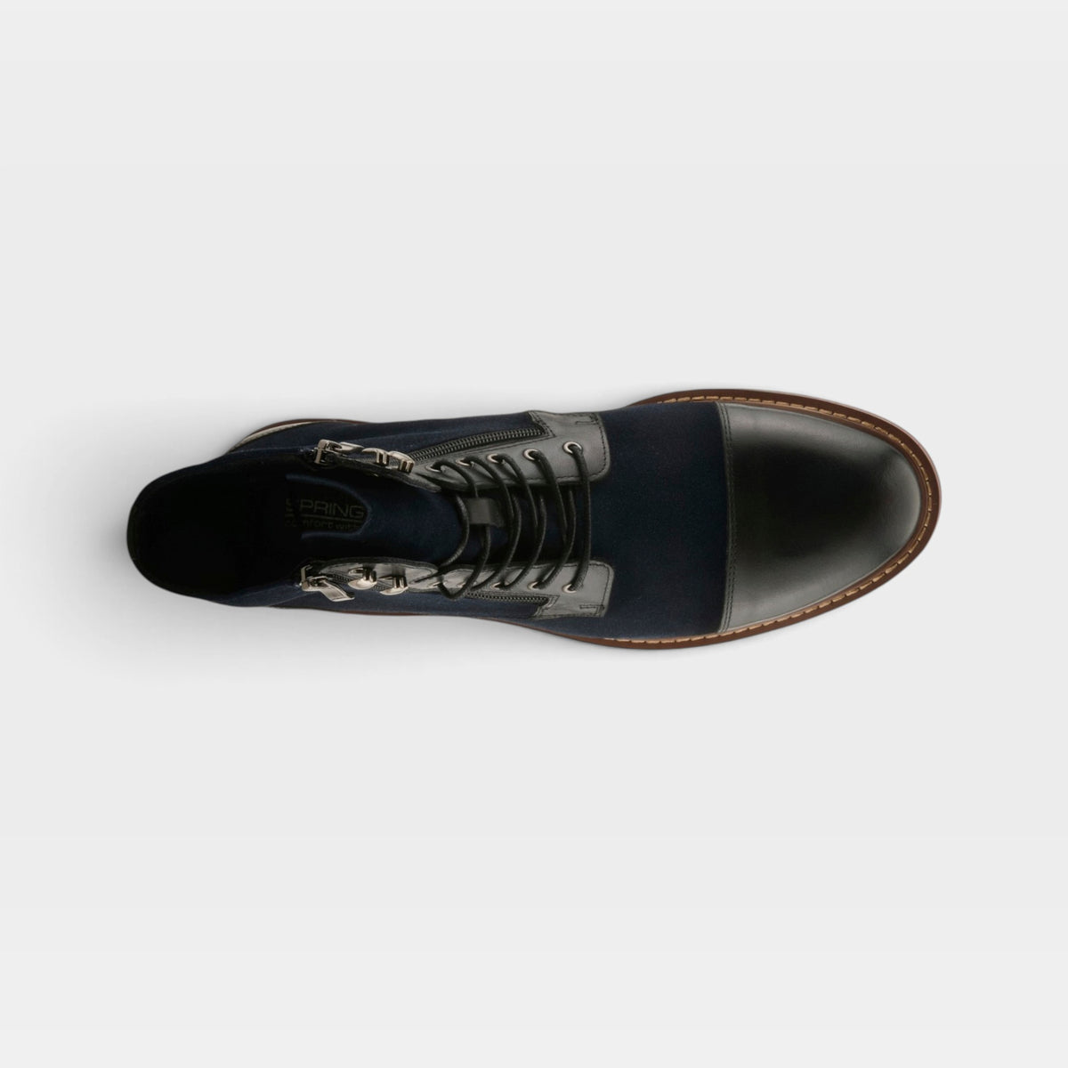 Spring Step Men Canoy Navy Multi Boot
