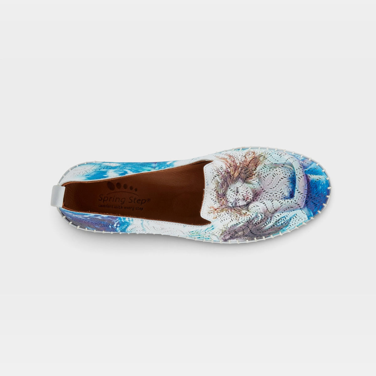 Spring Step Carraway Blue Multi Shoe