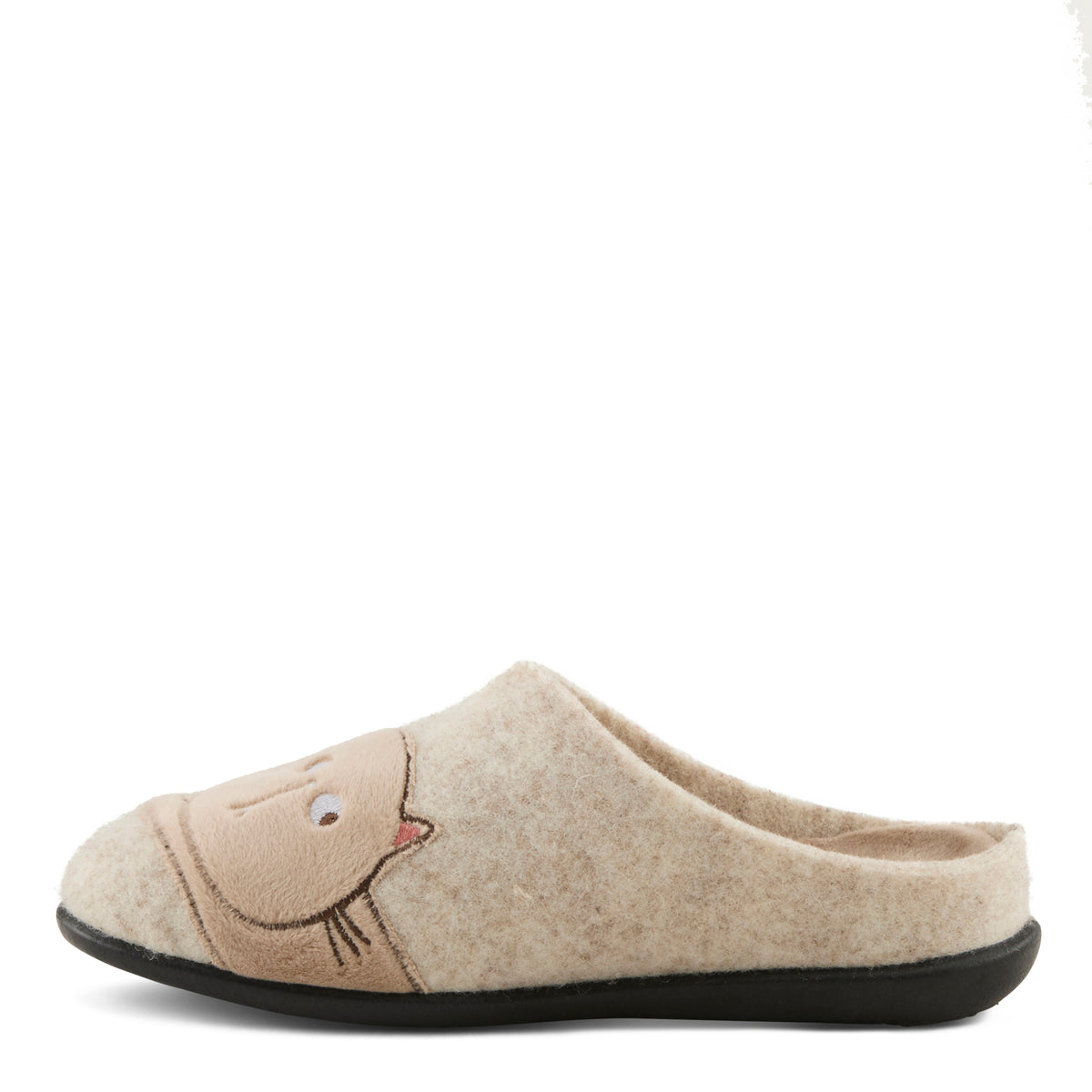 Flexus FLEXUS CATSEYE SLIPPERS comfort shoe in beige with flexible sole
