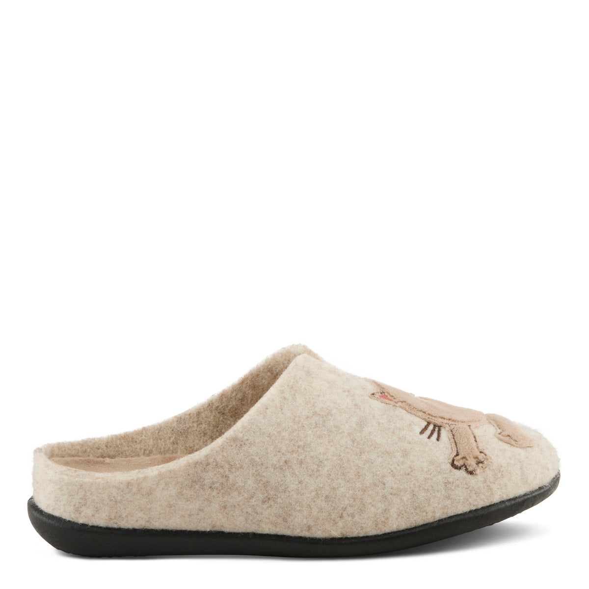 Flexus FLEXUS CATSEYE SLIPPERS comfort shoe in beige with flexible sole