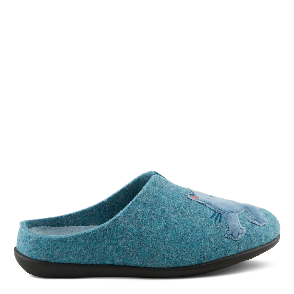 Flexus FLEXUS CATSEYE SLIPPERS comfort shoe in blue with flexible sole