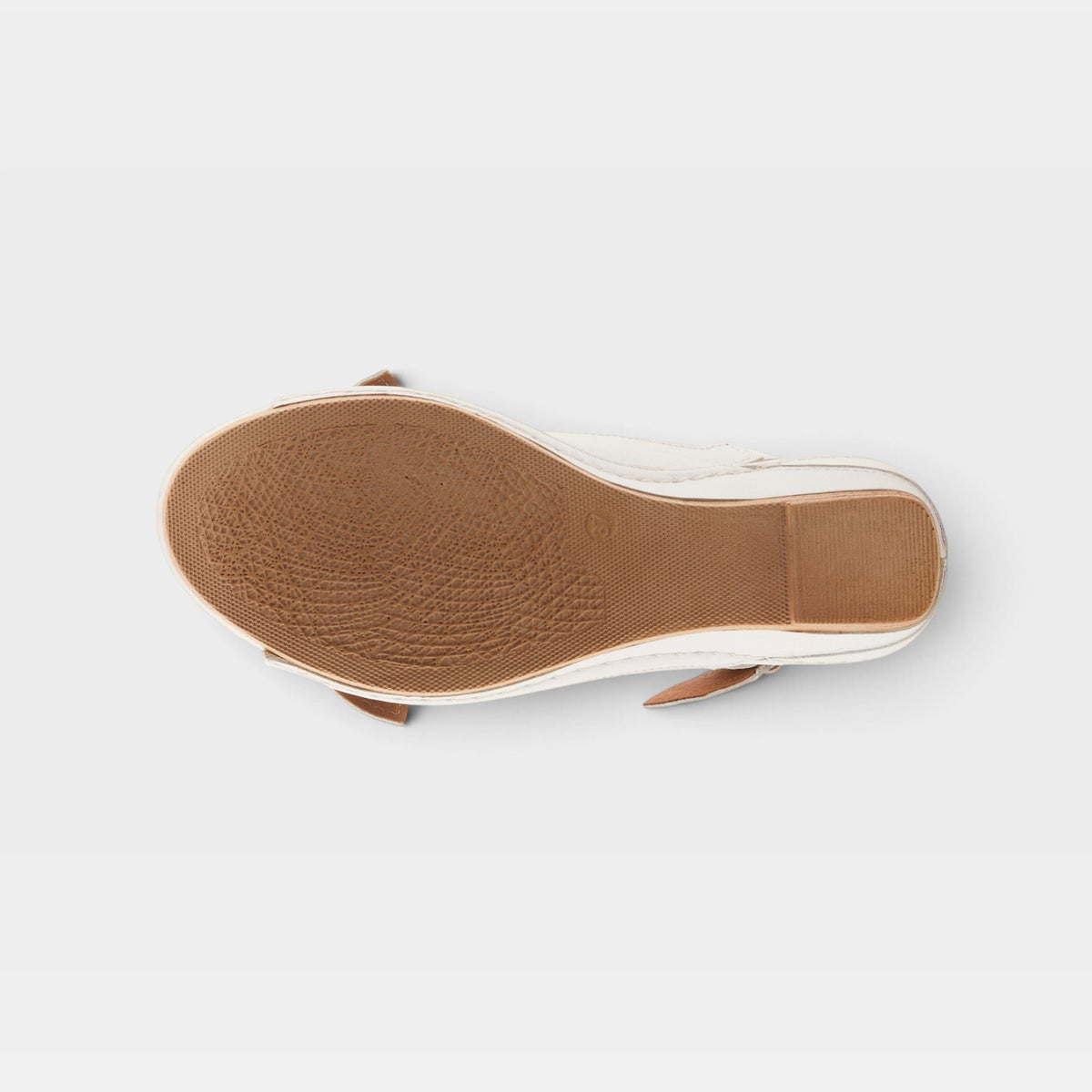 Spring Step Chassidy White Sandal