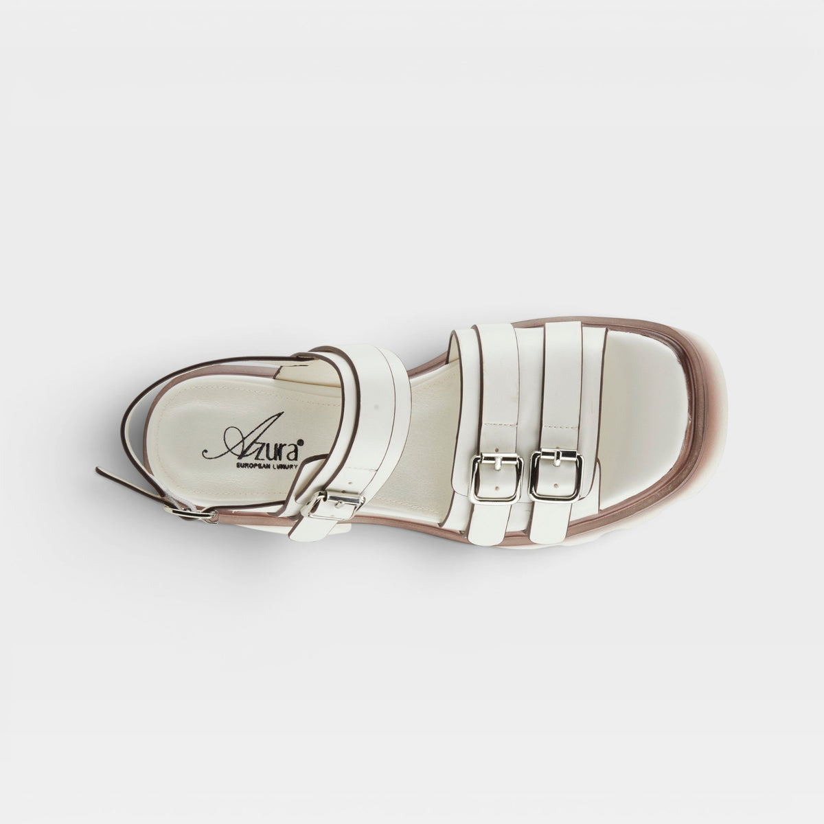 Azura Cheekychic White Sandal