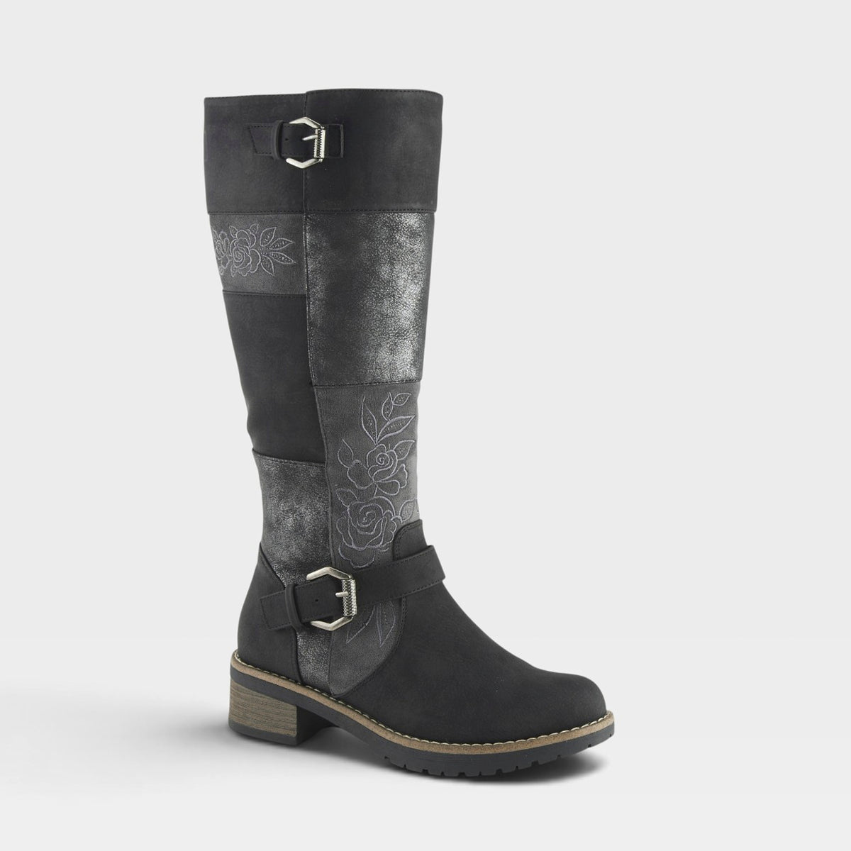 PATRIZIA COLLAGE TALL BOOTS-7