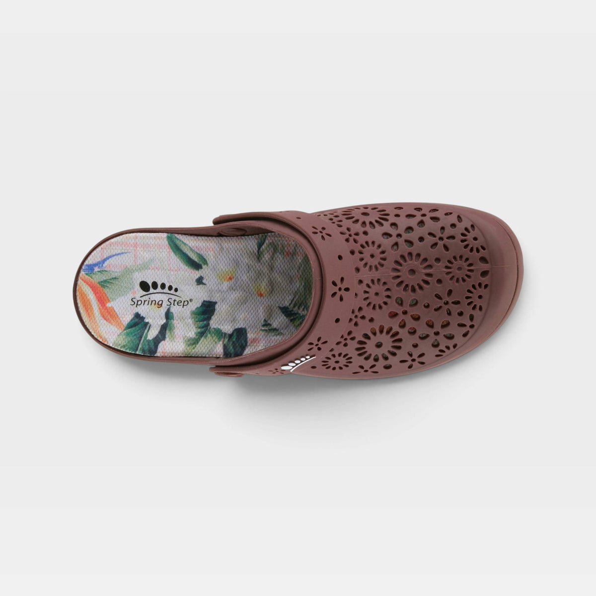 Spring Step – Contigo – Dark Plum – Clog