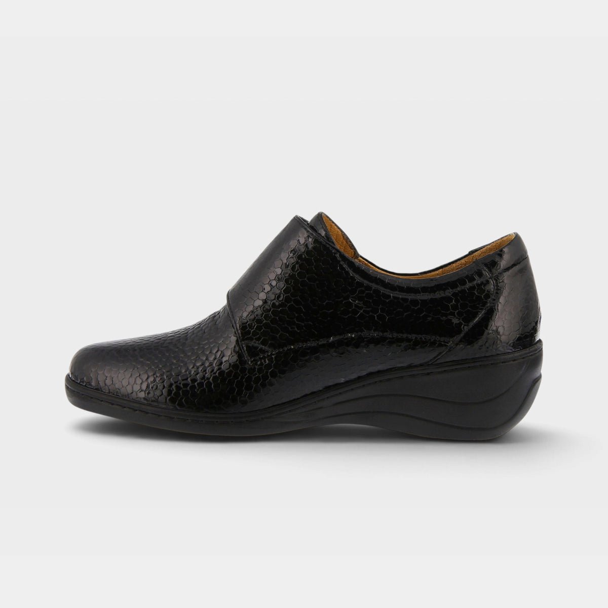 Spring Step – Corvo – Black Patent – Shoe