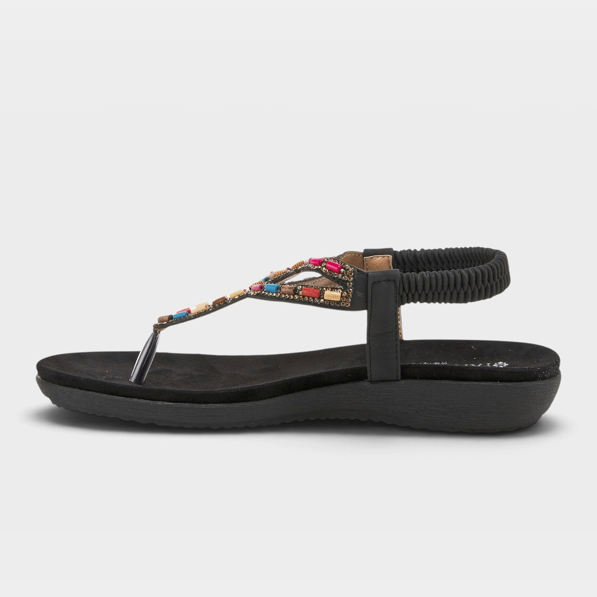 Patrizia Crema Black Sandal