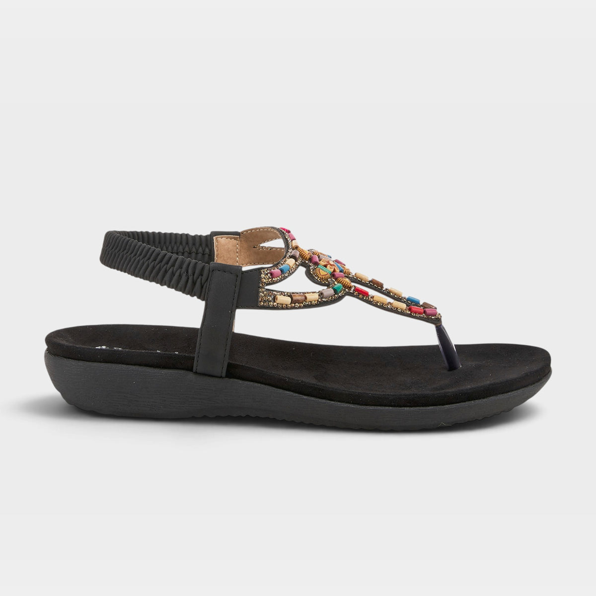 Patrizia Crema Black Sandal