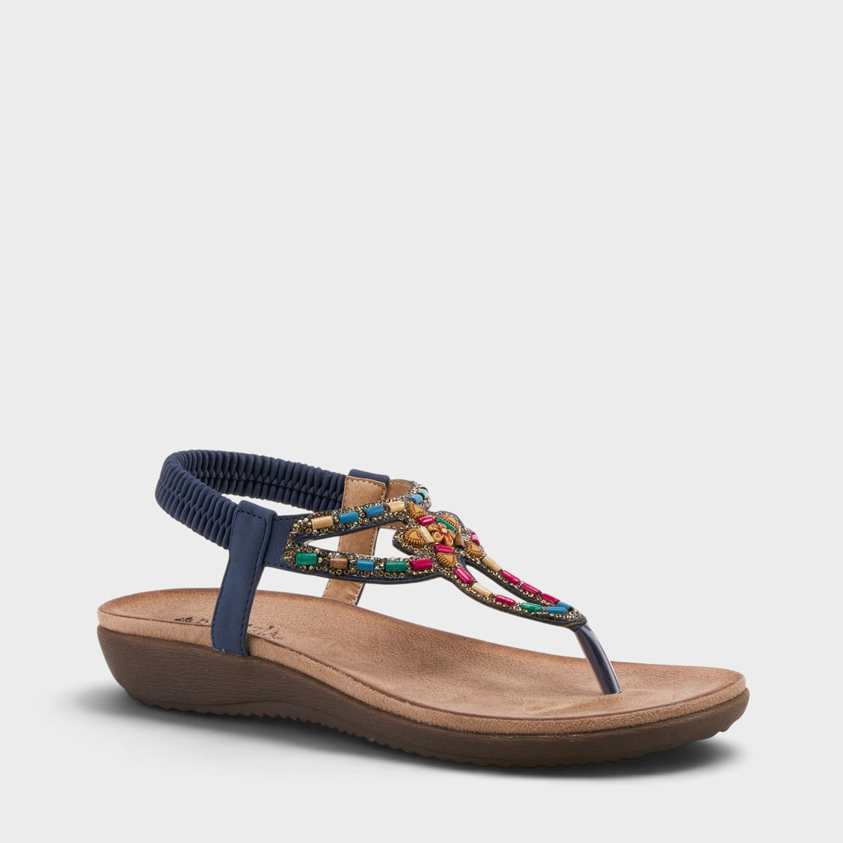 PATRIZIA CREMA THONG SANDALS-7