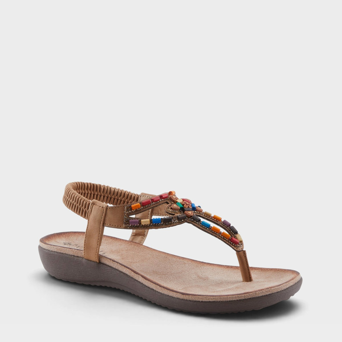 PATRIZIA CREMA THONG SANDALS-26