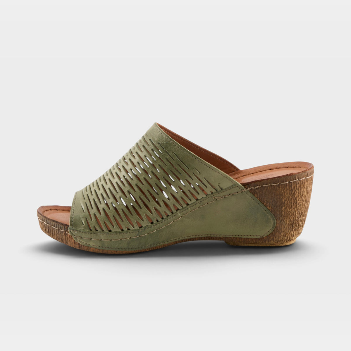 Spring Step Cunacena Olive Green Sandal