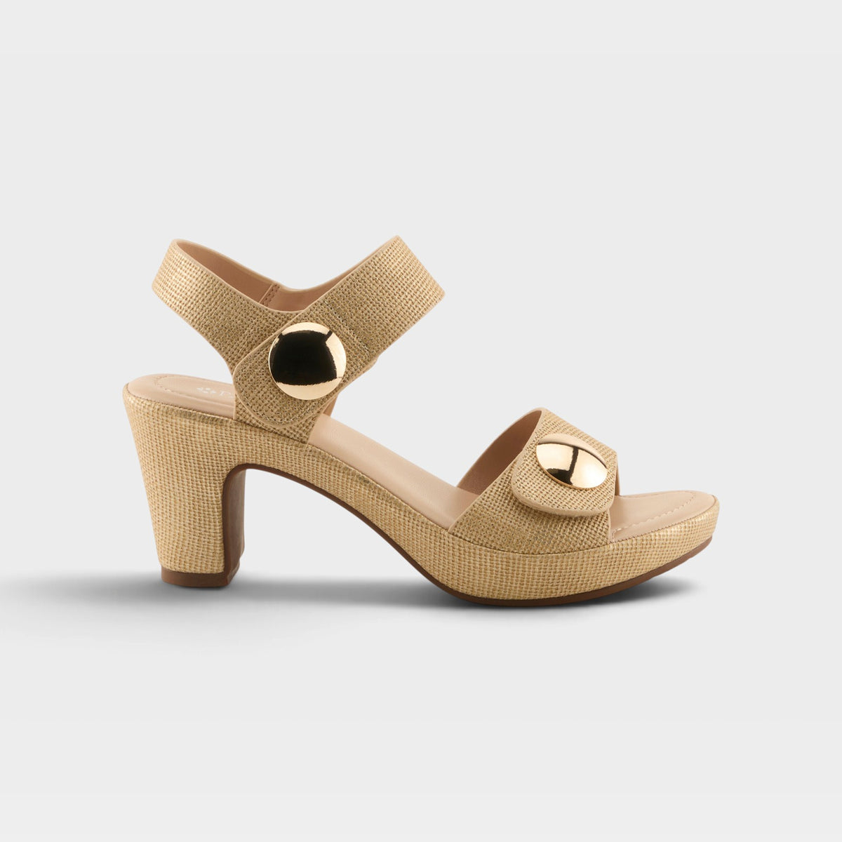 Patrizia Dade-Woven Light Tan Sandal