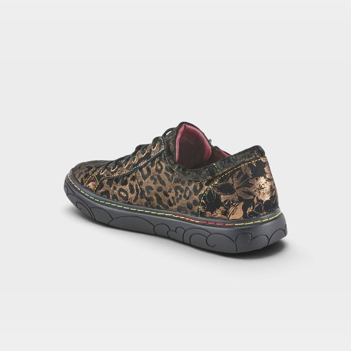 L'Artiste Danli-Cheeta sneakers in Bronze Multi, alternate angle view