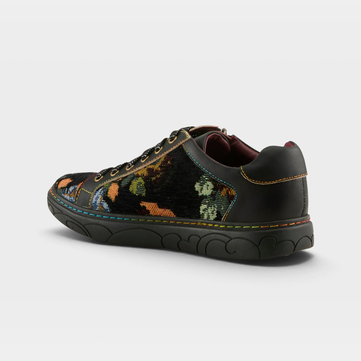 L'Artiste Danli-Fab sneakers in Black Multi, alternate angle view