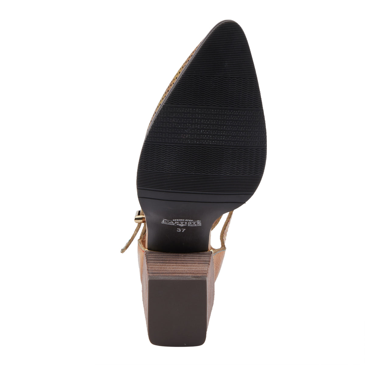 L'Artiste L'ARTISTE DARETOBE SHOES shoe in tan multi with handcrafted leather design