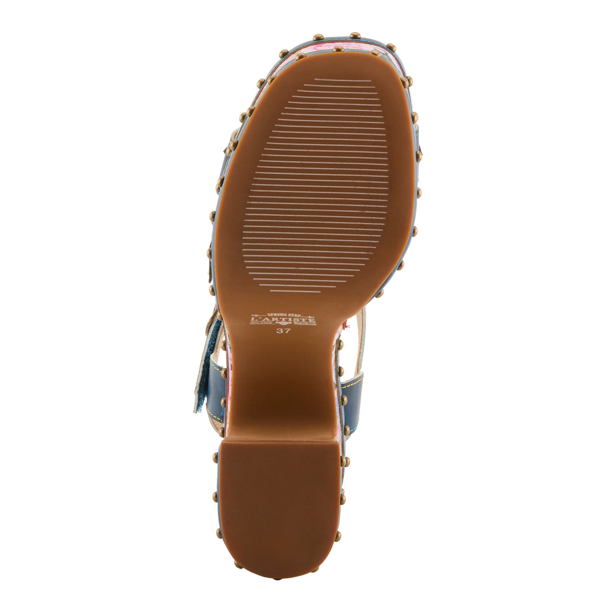 L'Artiste L'ARTISTE DECKEDOUT SANDALS sandal in white multi with handcrafted leather design