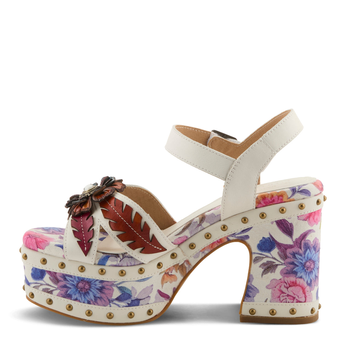 L'Artiste L'ARTISTE DECKEDOUT SANDALS sandal in navy multi with handcrafted leather design