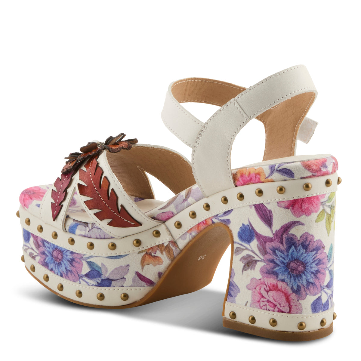 L'Artiste L'ARTISTE DECKEDOUT SANDALS sandal in navy multi with handcrafted leather design