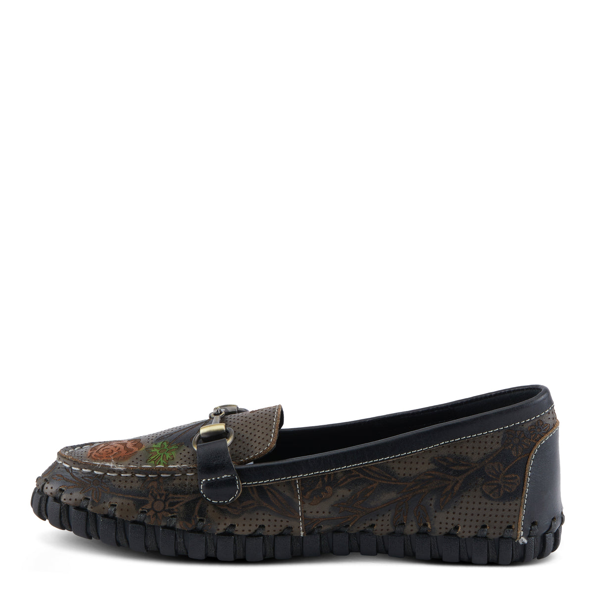 L'Artiste L'ARTISTE DELAVIGNE SHOES shoe in camel multi with handcrafted leather design