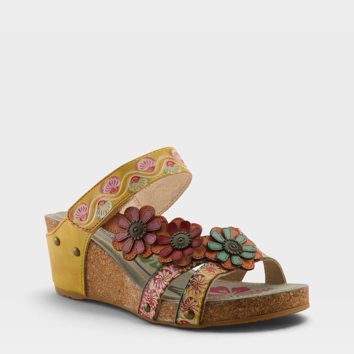 L'ARTISTE DELIGHT SLIDE SANDALS-1