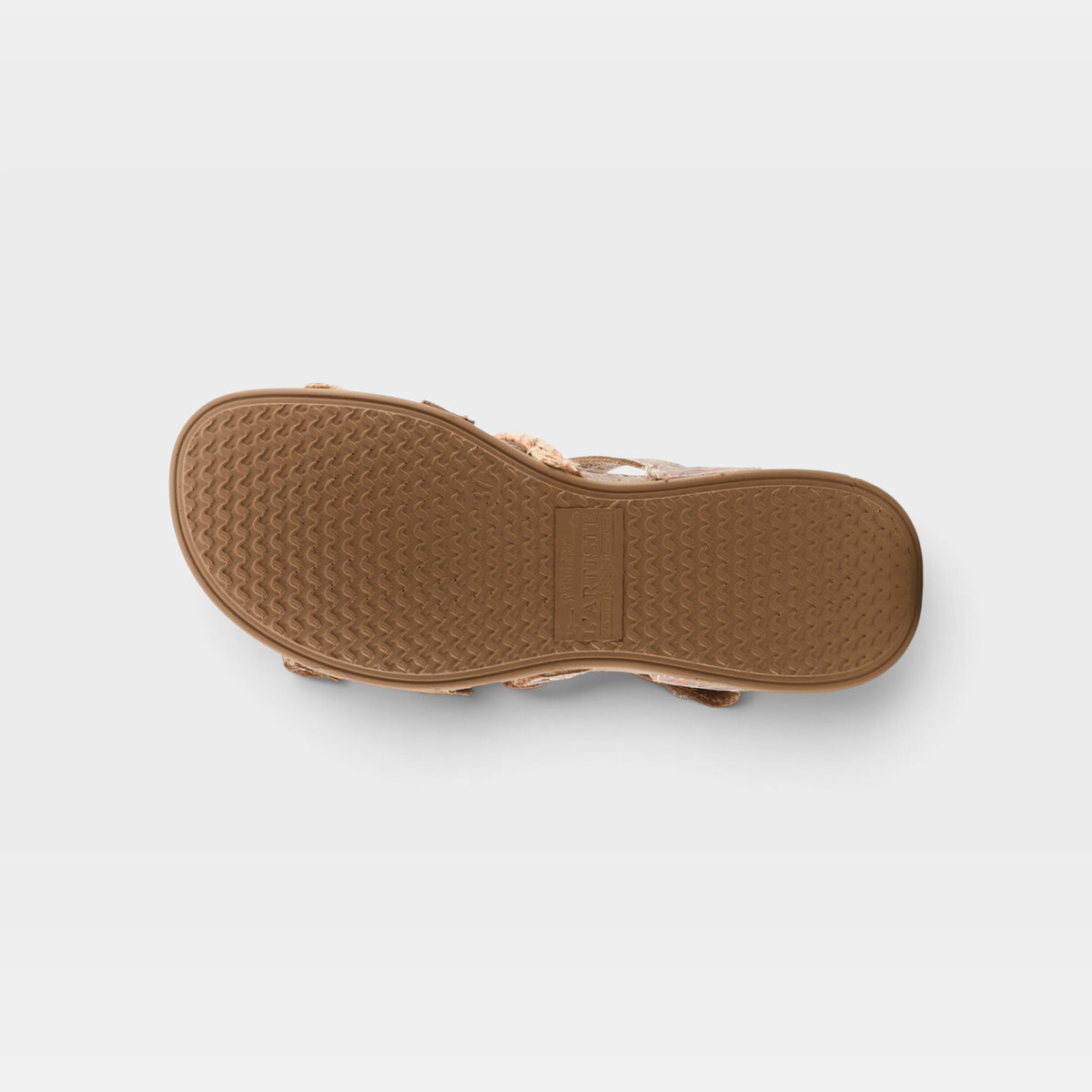 L'Artiste Delila sandals in Mango Multi, outsole view