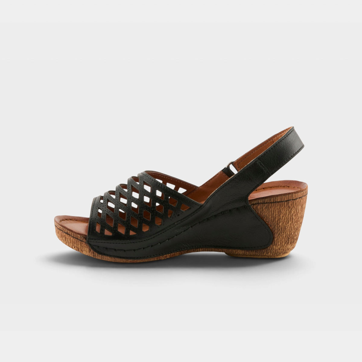 Spring Step – Denair – Black – Sandal