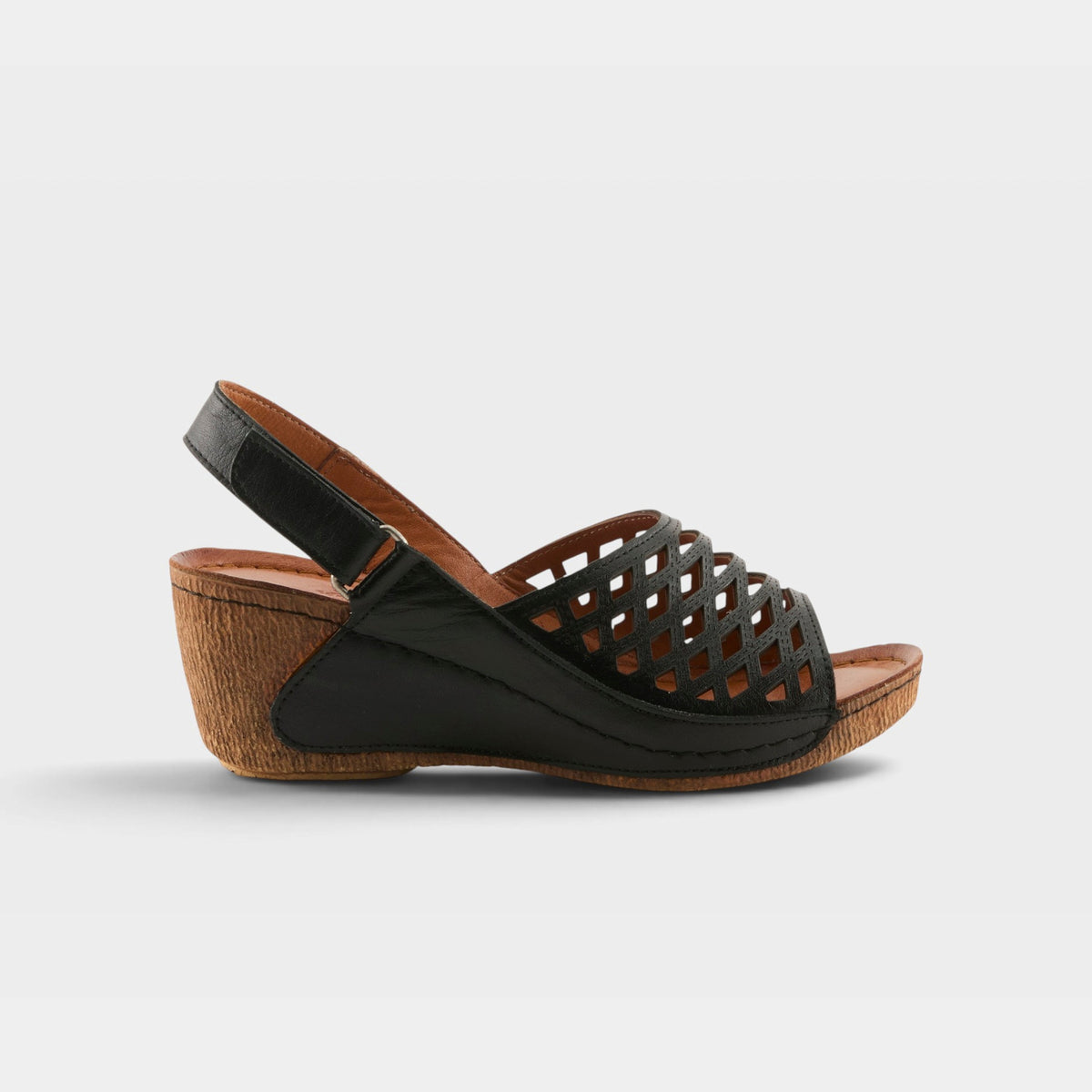 Spring Step – Denair – Black – Sandal