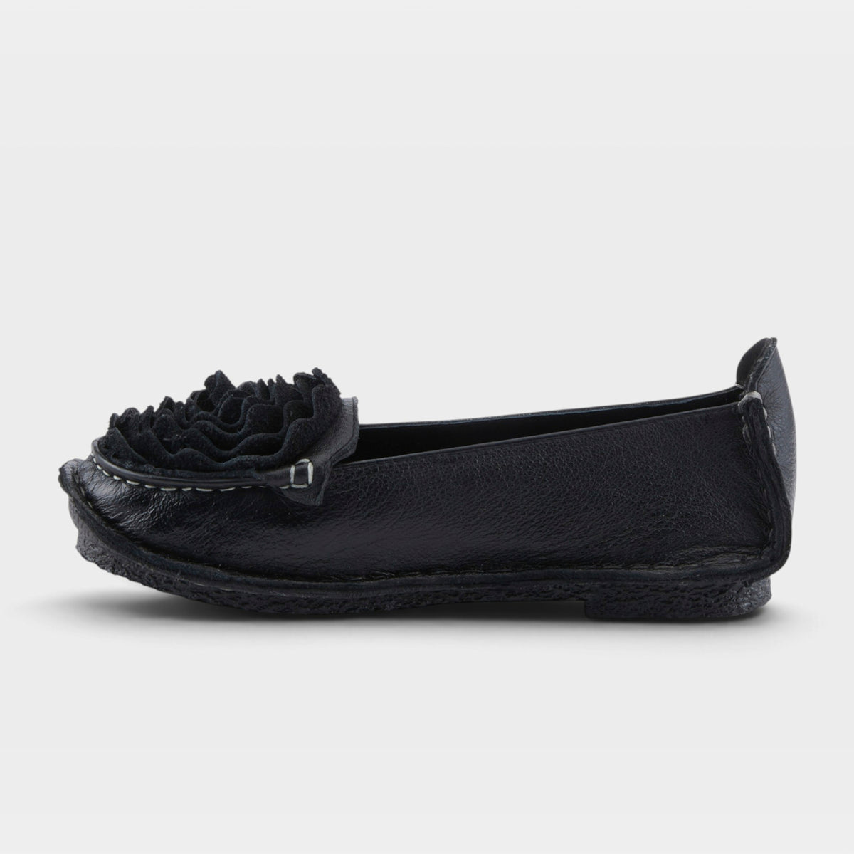 L'Artiste Dezi slip-on shoes in Black, side view