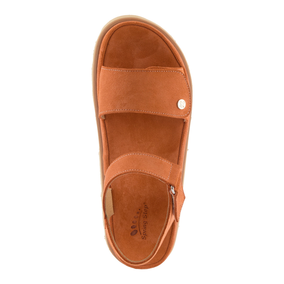 Spring Step SPRING STEP DIXIEMAE SANDALS sandal in blush suede with comfortable everyday design