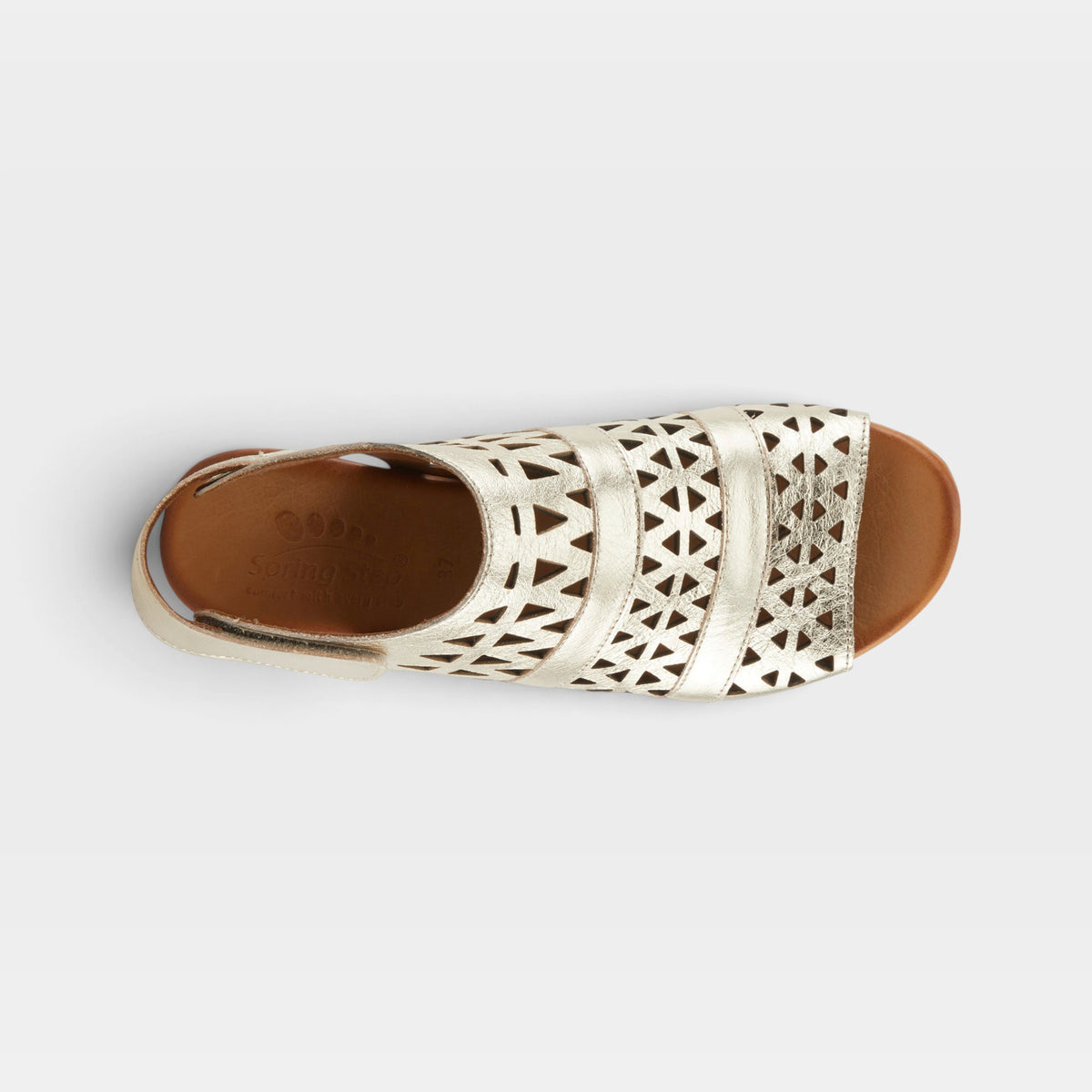 Spring Step Dorotha Gold Sandal