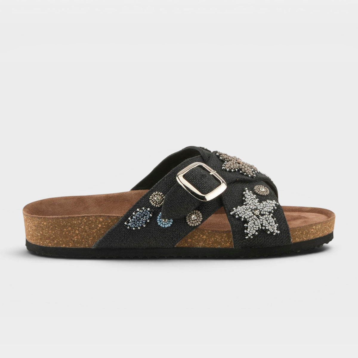 Azura Eilish Black Multi Sandal
