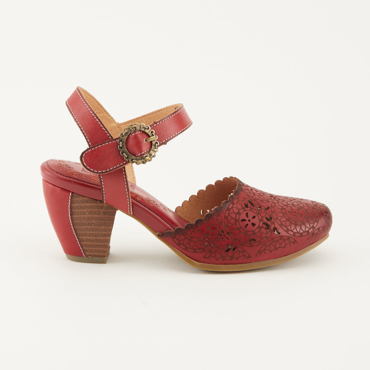 L'Artiste L'ARTISTE EILOOTA SANDALS sandal in navy with handcrafted leather design