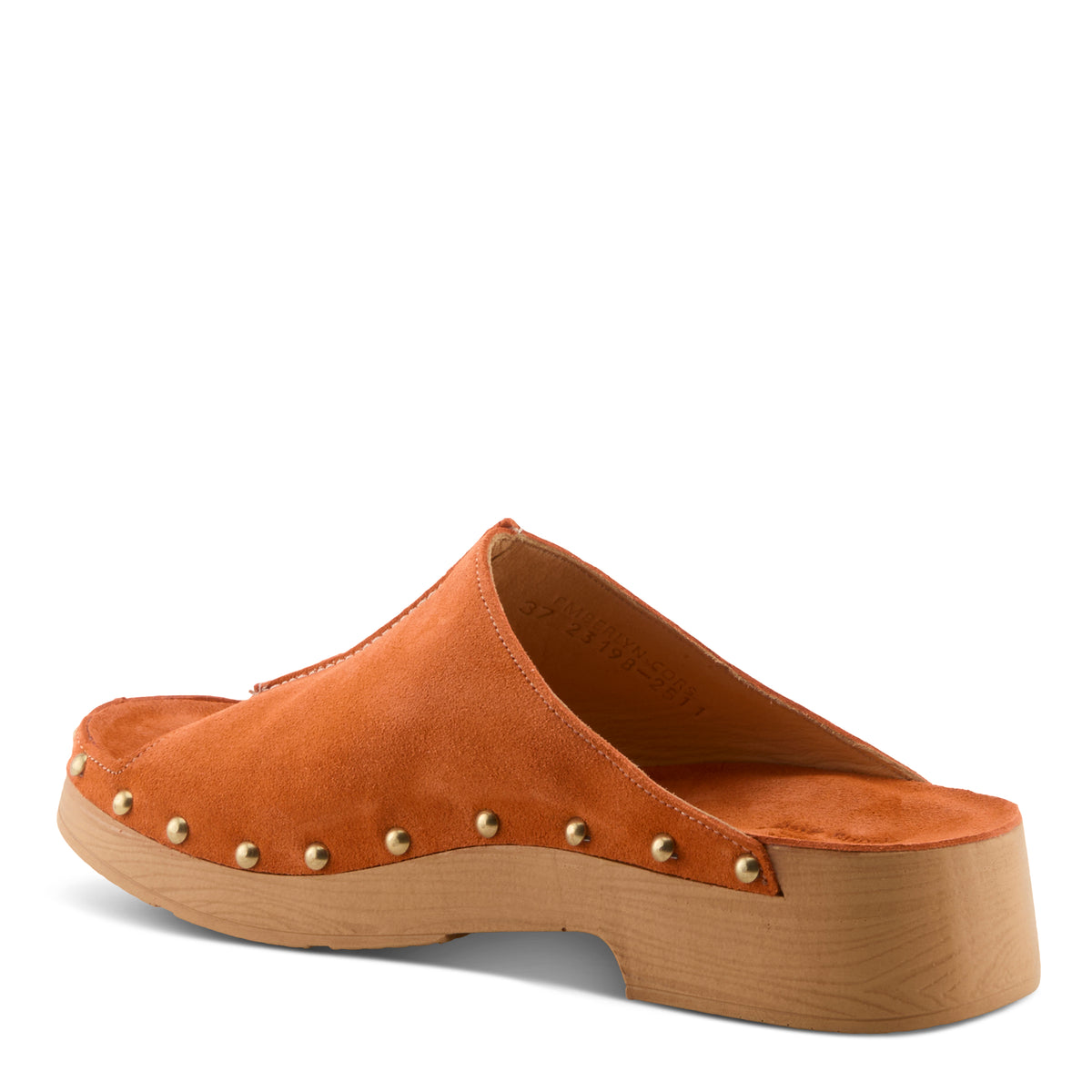 Spring Step SPRING STEP EMBERLYN SANDALS sandal in coral suede with comfortable everyday design