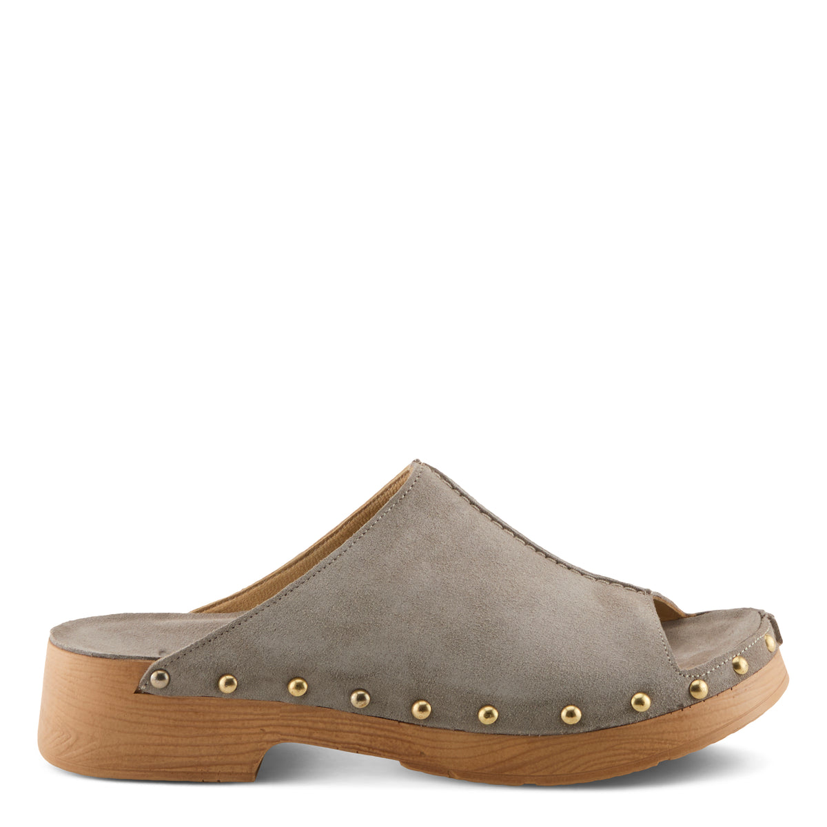 Spring Step SPRING STEP EMBERLYN SANDALS sandal in grey suede with comfortable everyday design