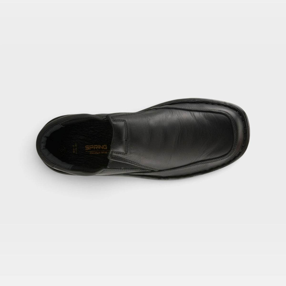 Spring Step Men Enzo Black Slip-On Shoe