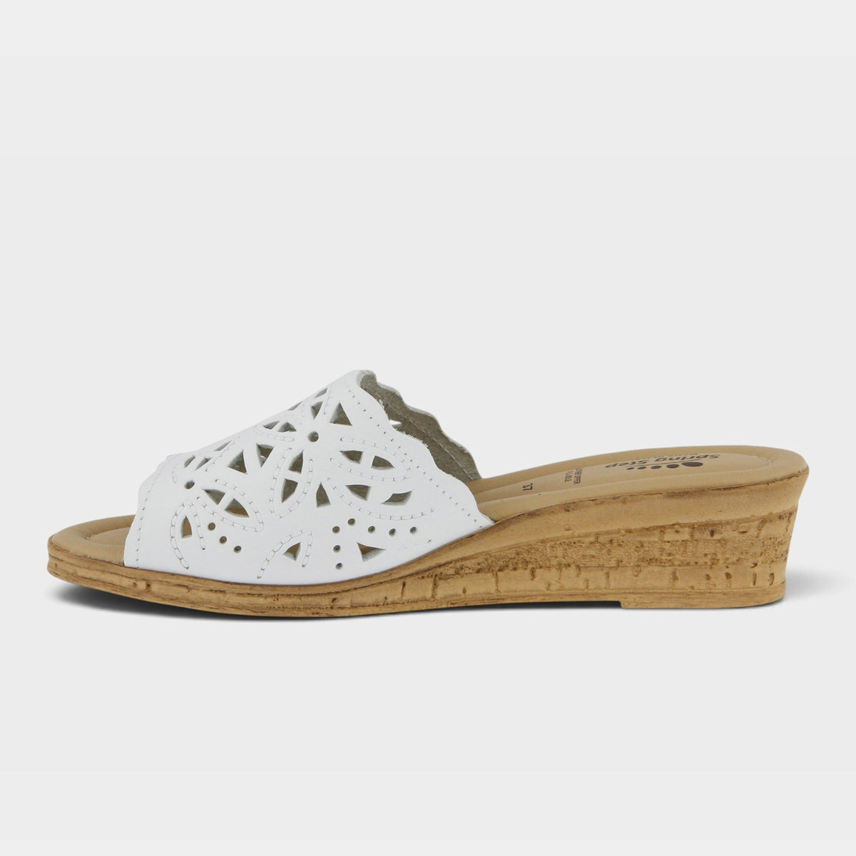 Spring Step – Estella – White – Sandal