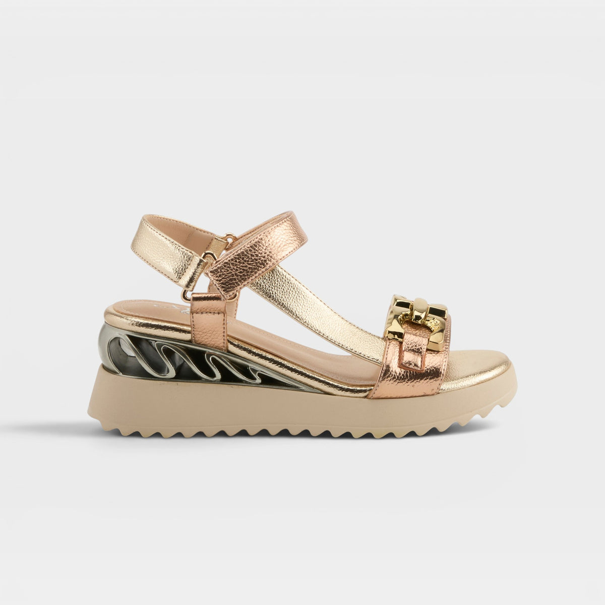Azura Fabilosi Champagne Multi Sandal