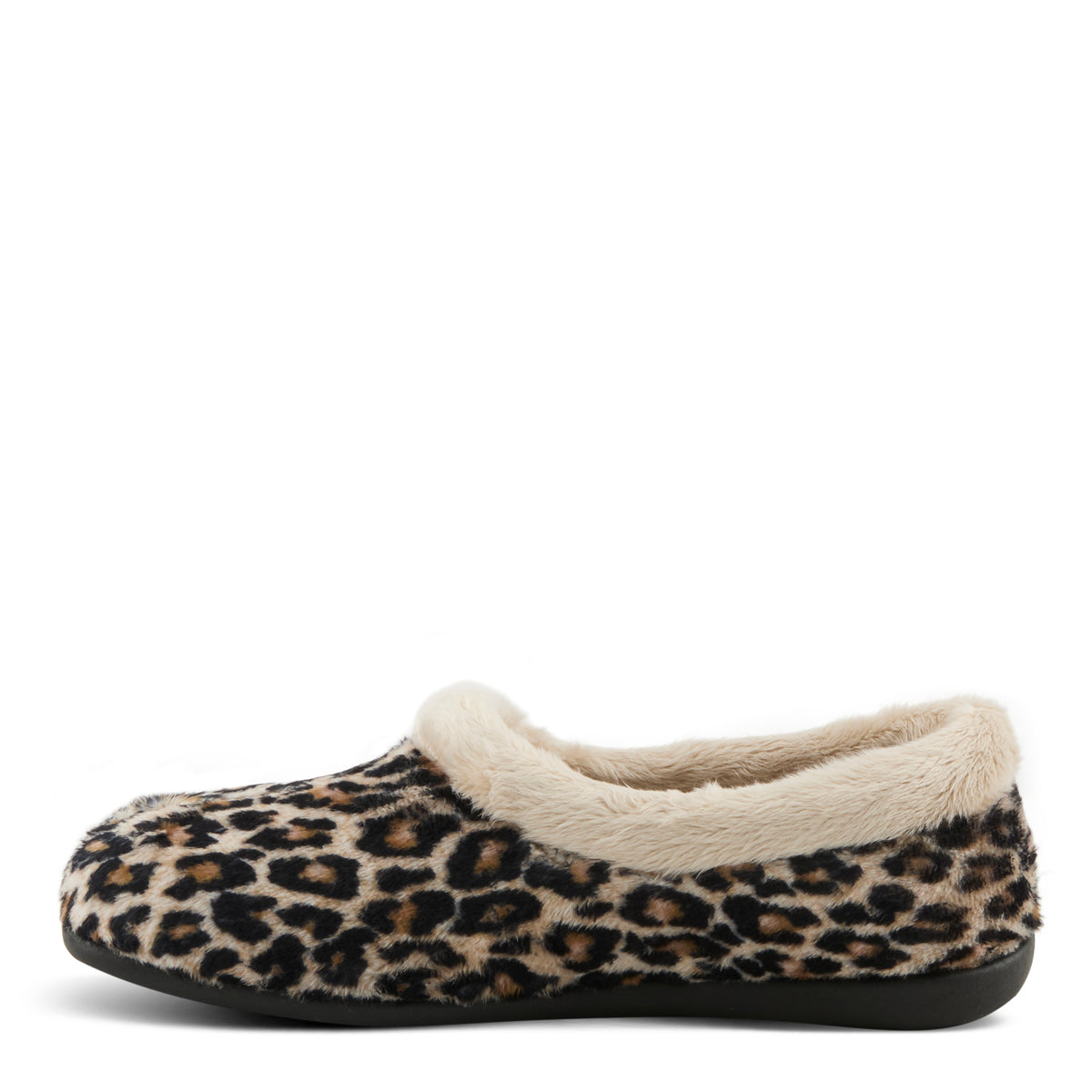 Flexus FLEXUS FADDIS SLIPPERS comfort shoe in leopard print with flexible sole