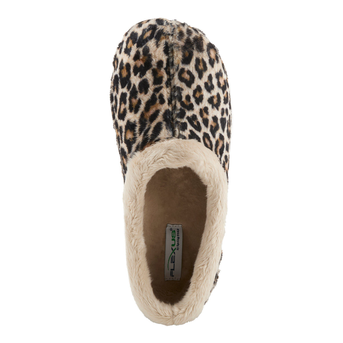 Flexus FLEXUS FADDIS SLIPPERS comfort shoe in leopard print with flexible sole